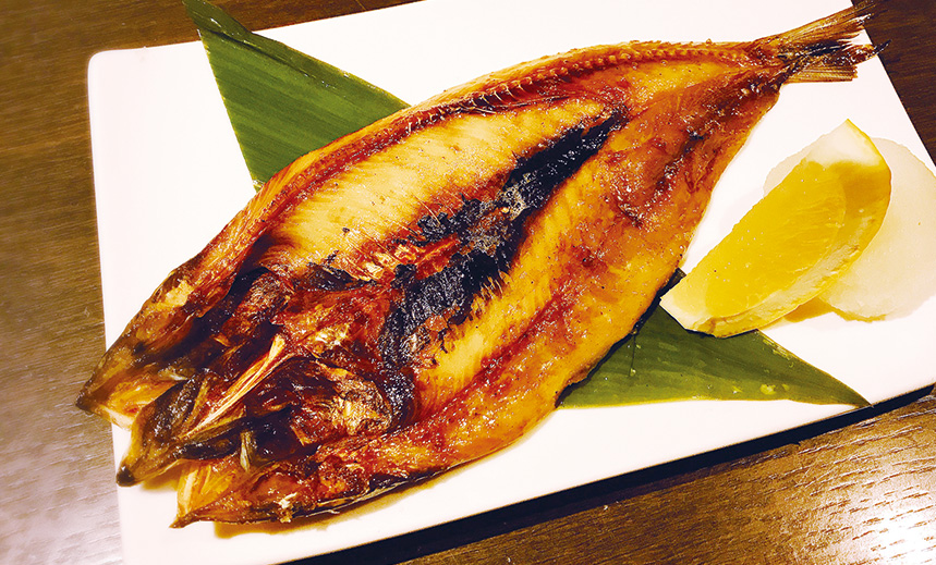 いわしの炭焼き