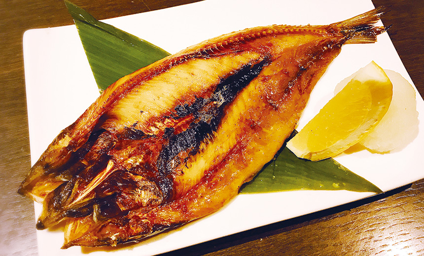 いわしの炭焼き